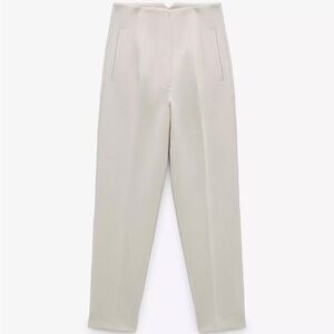 Zara High Waisted Pants (Tan)
